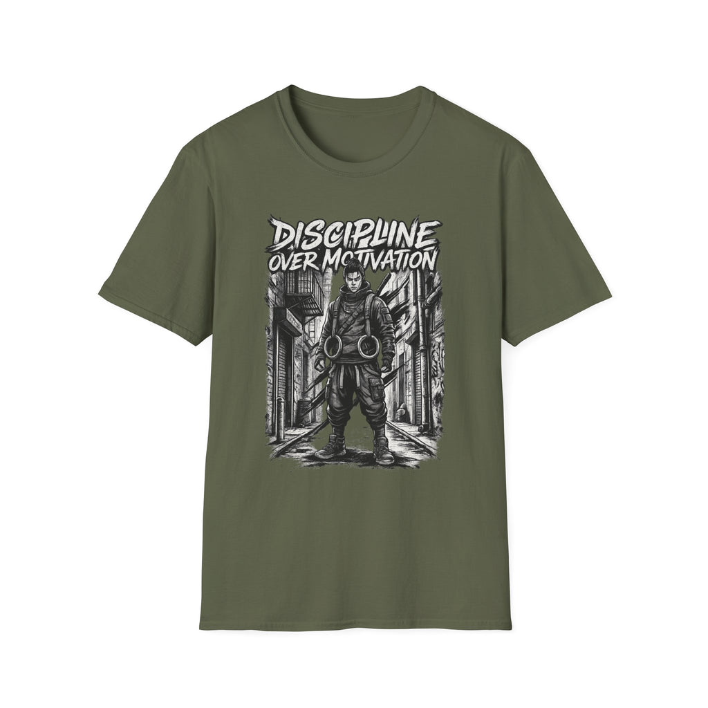 Dicipline Over Motivation Graphite T-Shirt