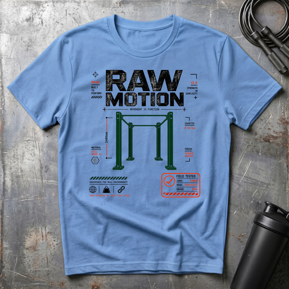 RAW MOTION MOVEMENT IS FUNCTION T-Shirt