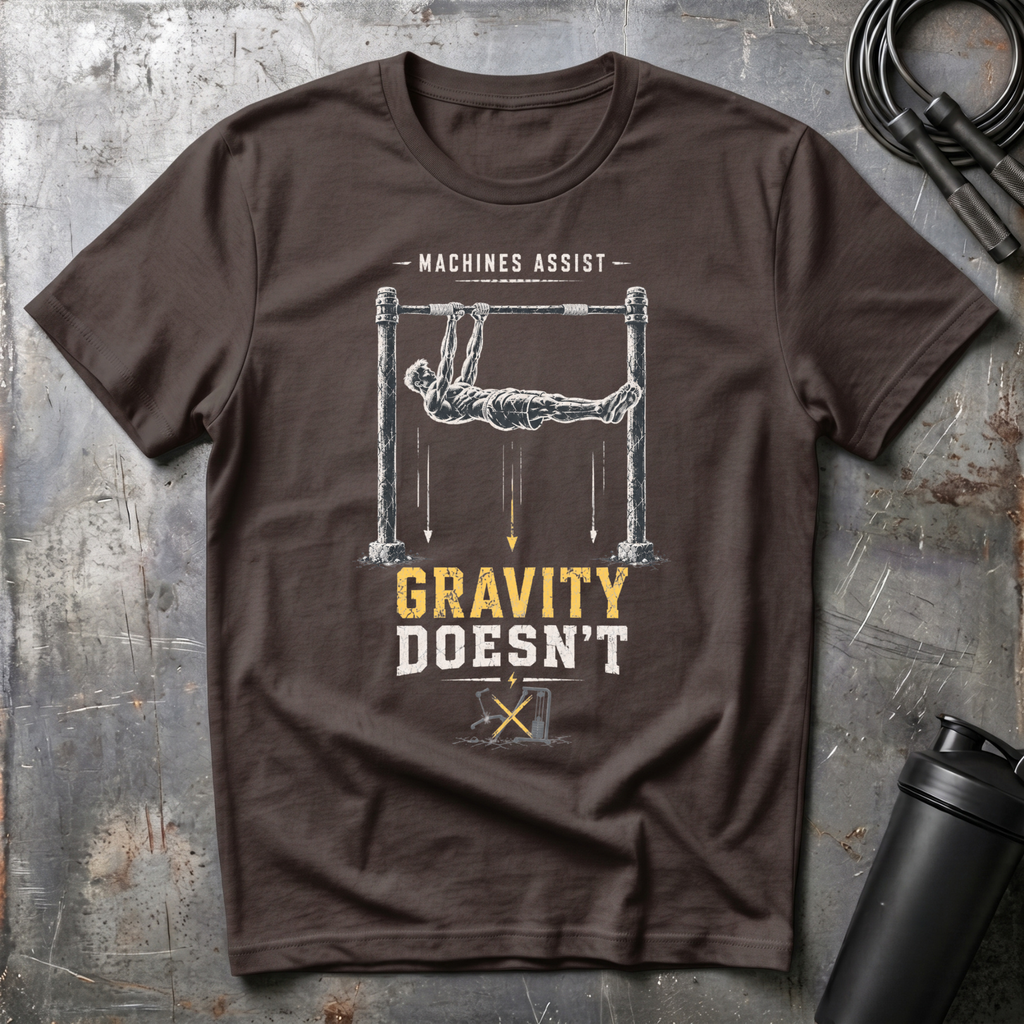 MACHINES ASSIST GRAVITY DOESN`T T-Shirt