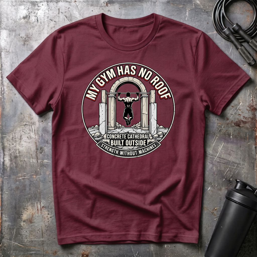 MY GYM HAS NO ROOF CONCRETE CATHEDRAL T-Shirt