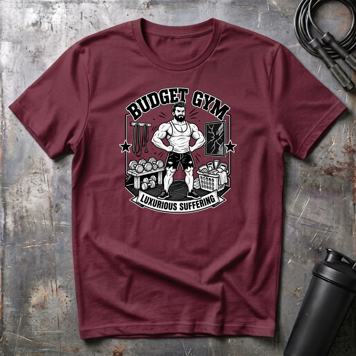 DUBGET GYM LUXURIOUS SUFFERING T-Shirt