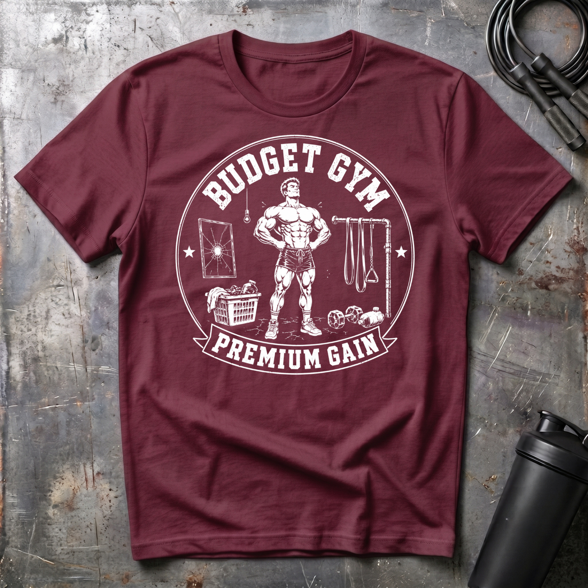 BUDGET GYM PREMIUM GAIN T-Shirt