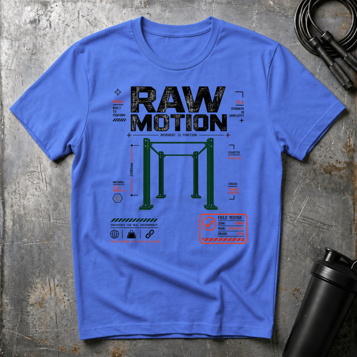 RAW MOTION MOVEMENT IS FUNCTION T-Shirt