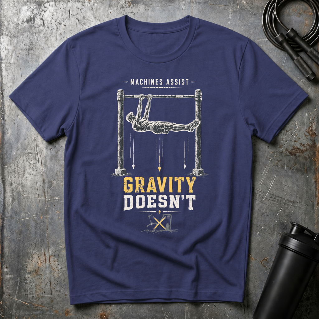 MACHINES ASSIST GRAVITY DOESN`T T-Shirt