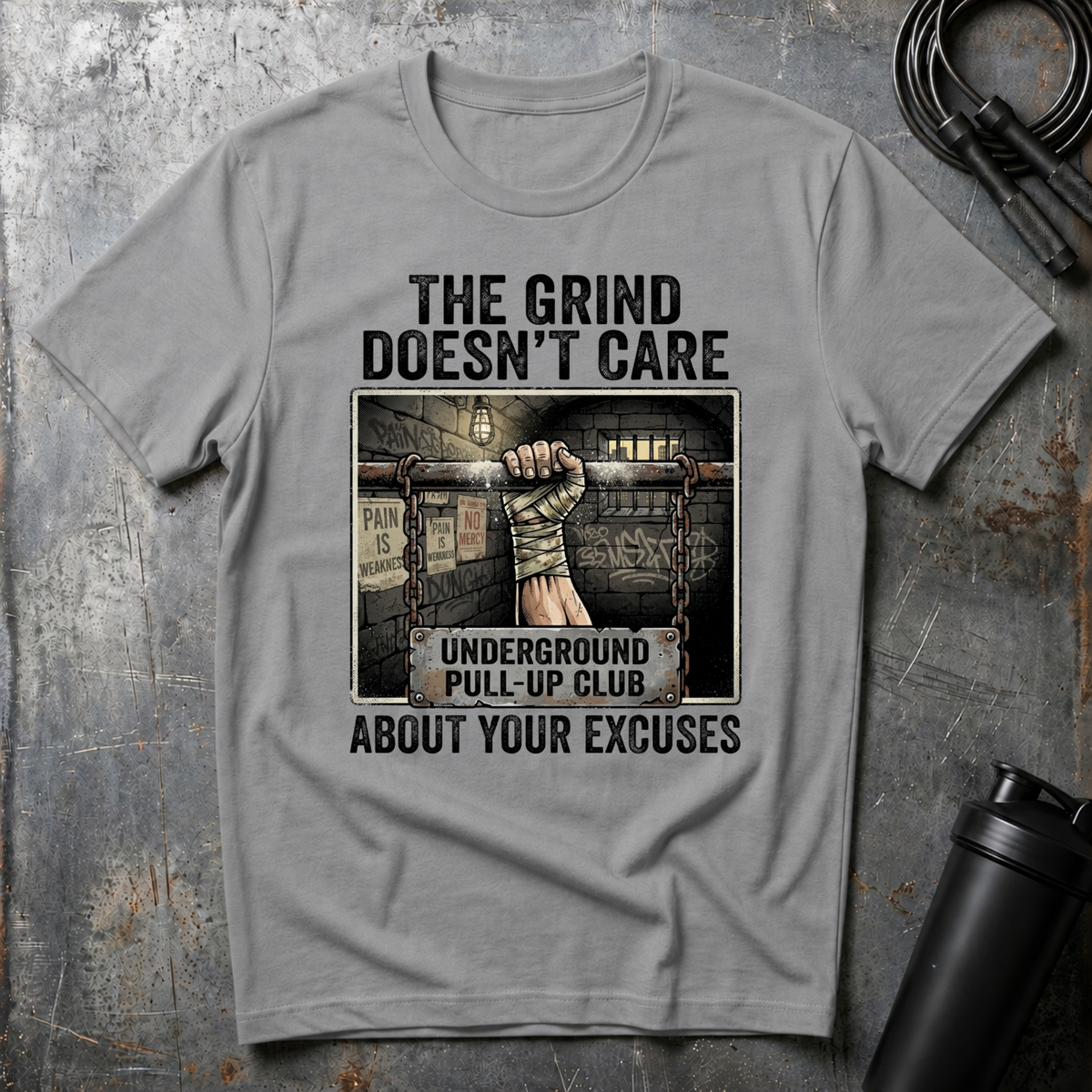 THE GRIND DOESN'T CARE ABOUT YOUR EXCUSES T-Shirt
