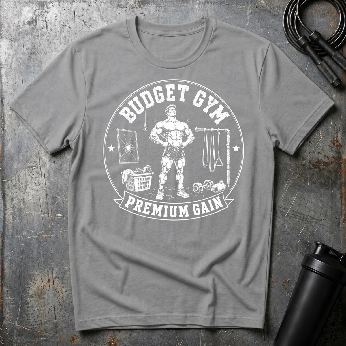 BUDGET GYM PREMIUM GAIN T-Shirt