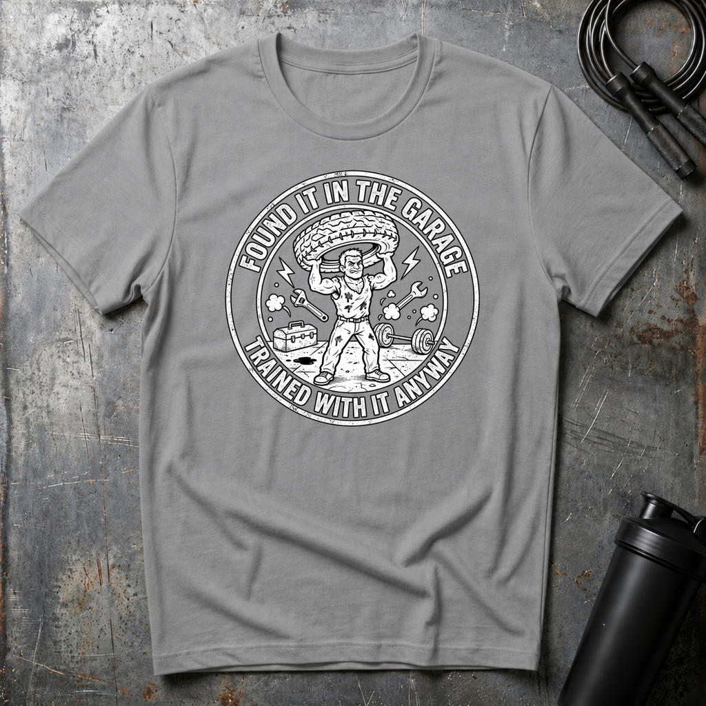 FOUND IT IN THE GARAGE TRAINED WITH IT ANYWAY T-Shirt