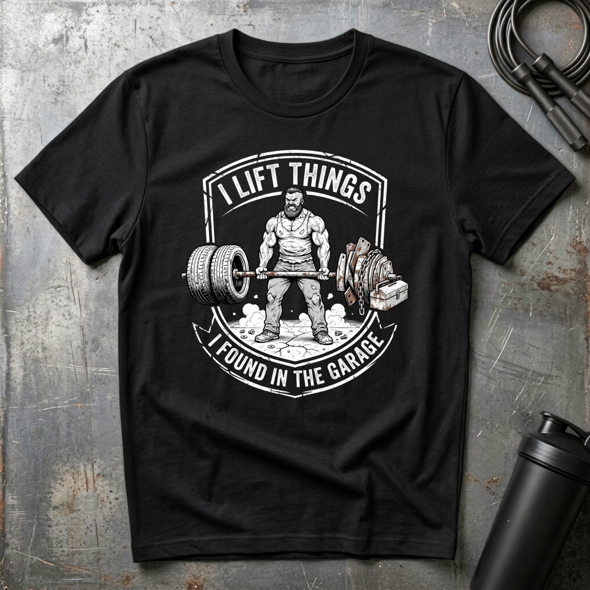 I LIFT THINGS I FOUND IN THE GARAGE T-Shirt