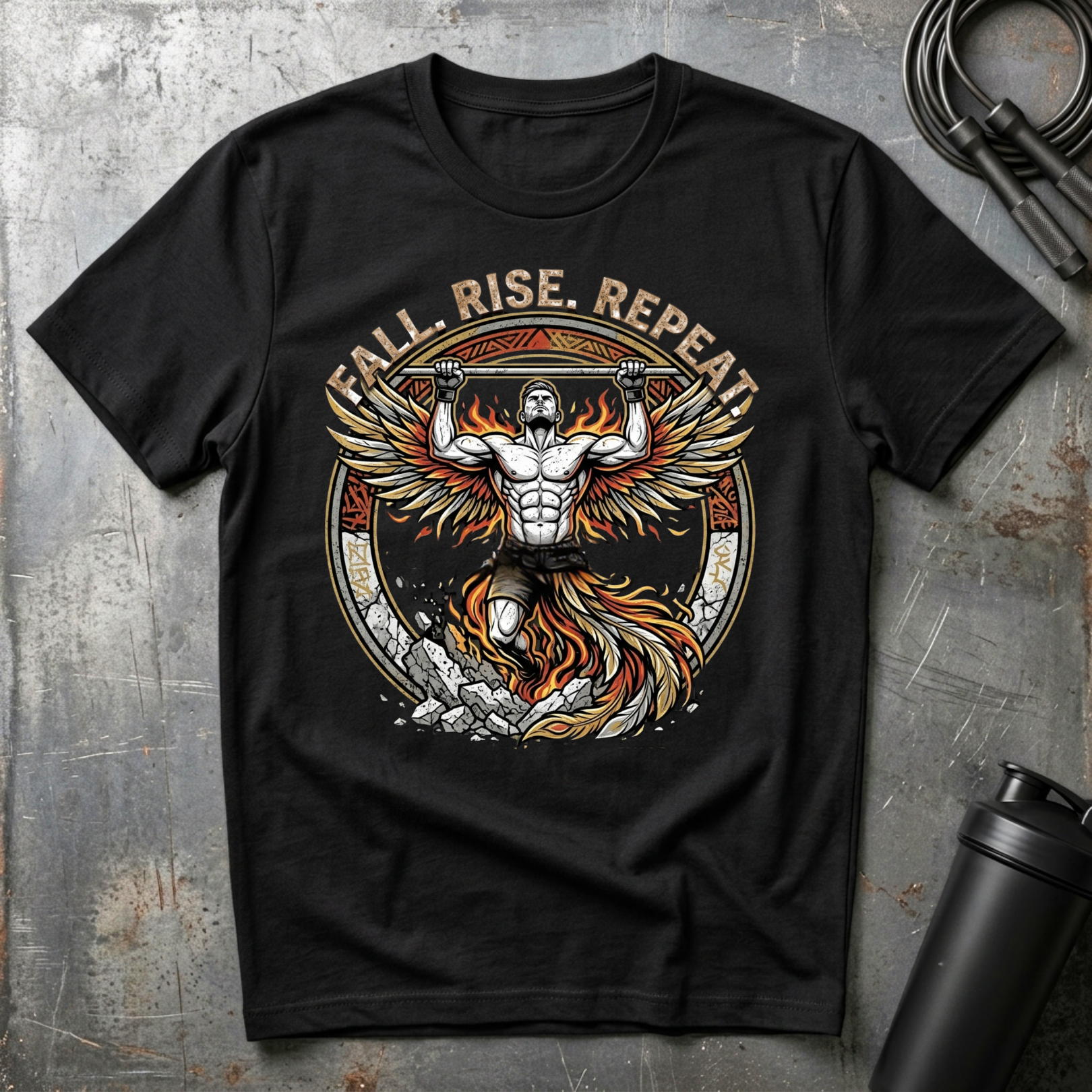 Fall rise repeat T-Shirt