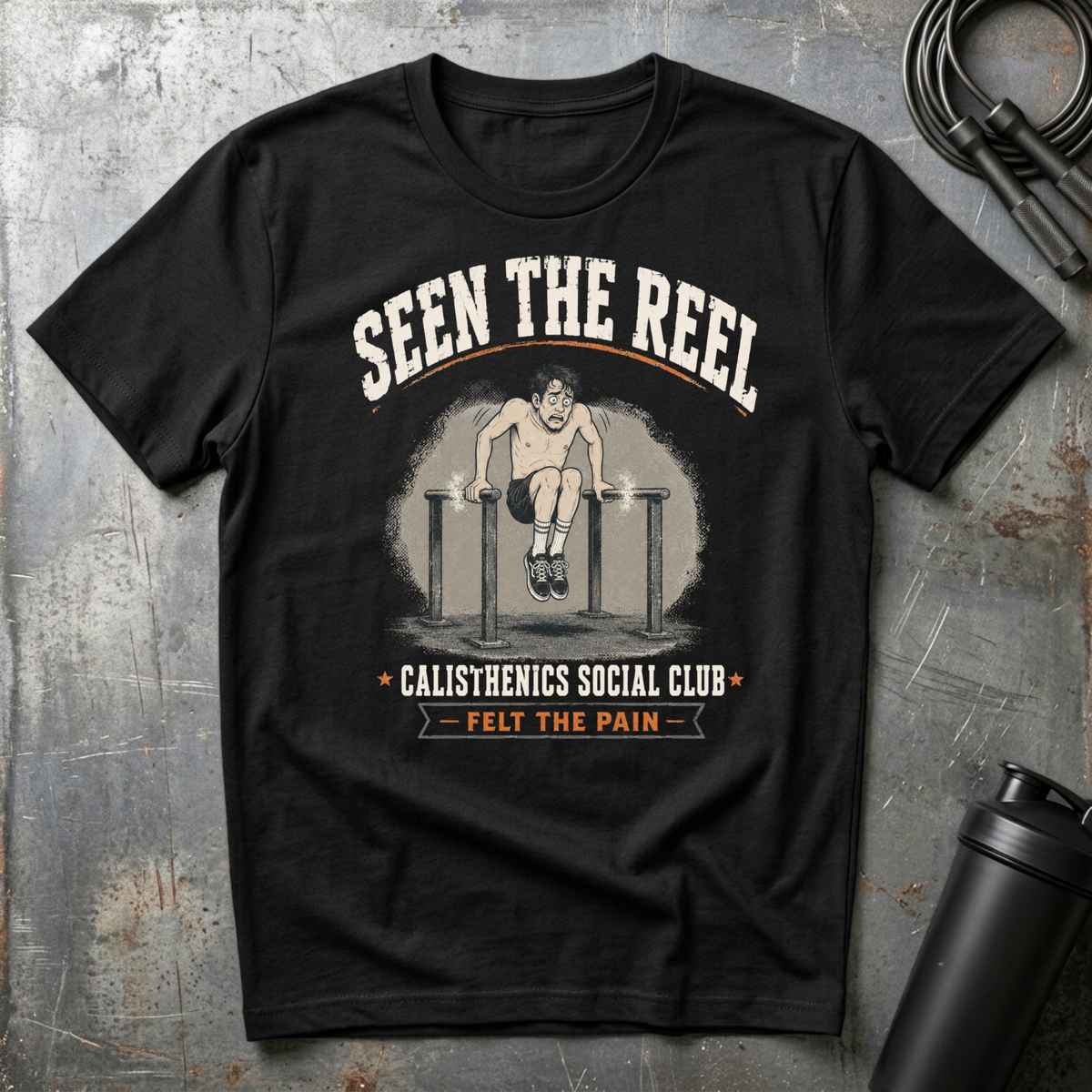 SEEN THE REEL FELT THE PAIN T-Shirt