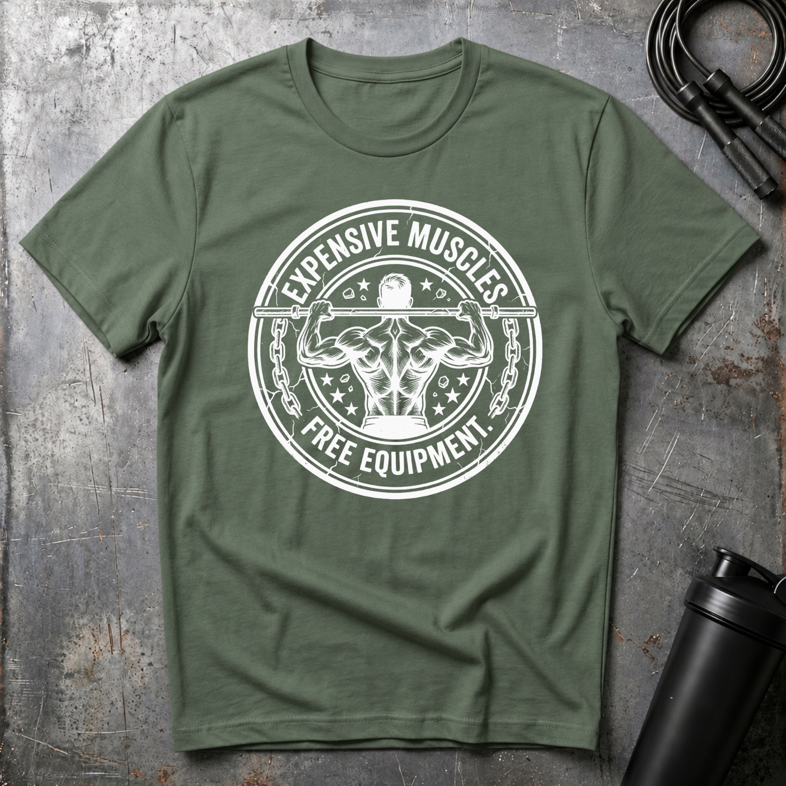 Expensive Muscle Free Equipment T-Shirt