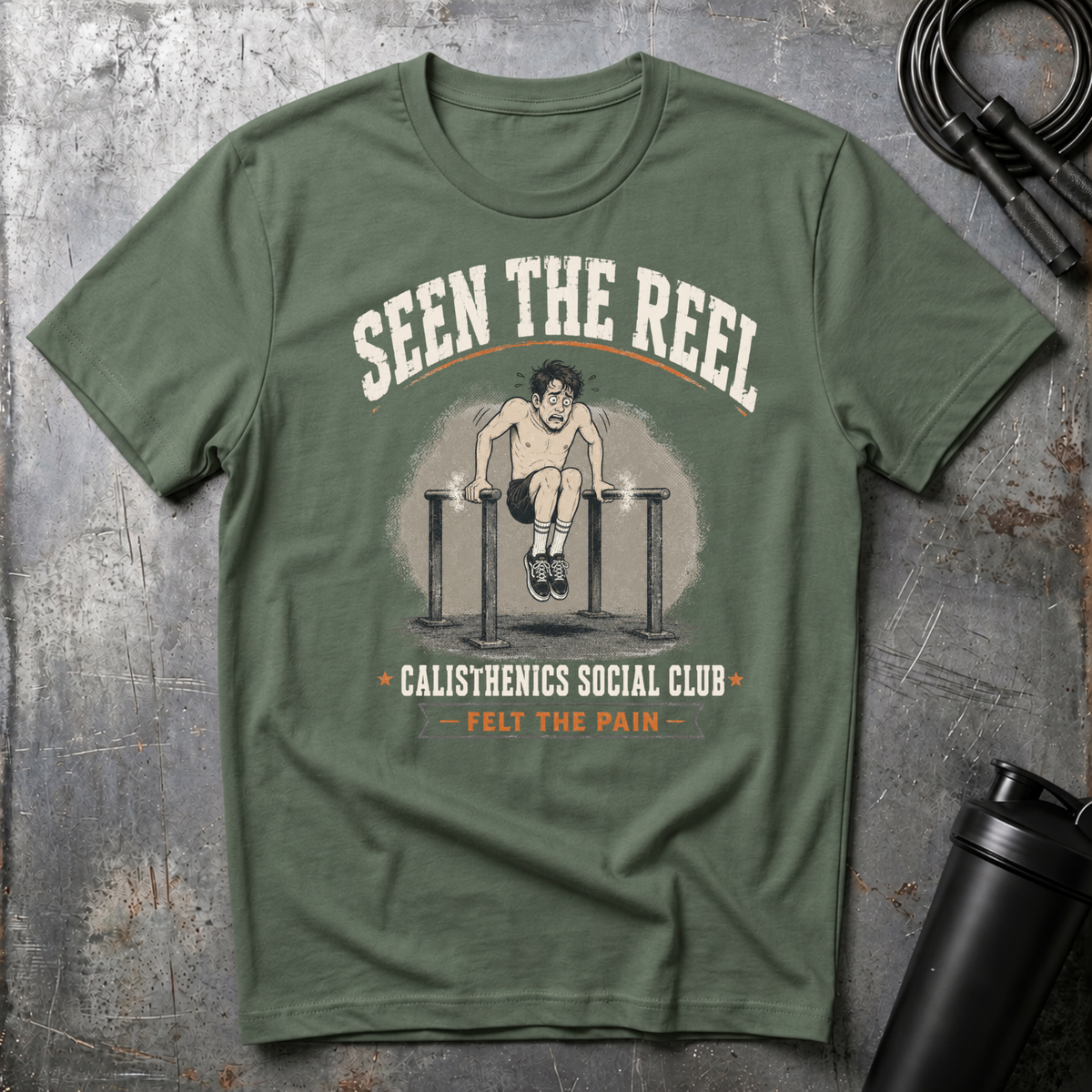 SEEN THE REEL FELT THE PAIN T-Shirt