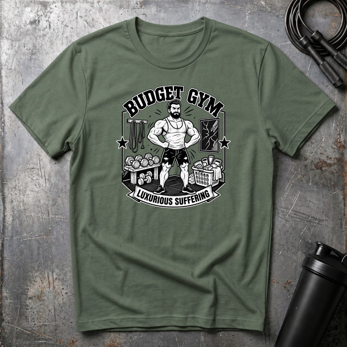 DUBGET GYM LUXURIOUS SUFFERING T-Shirt