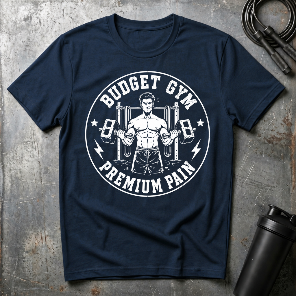 BUDGET GYM PREMIUM PAIN T-Shirt