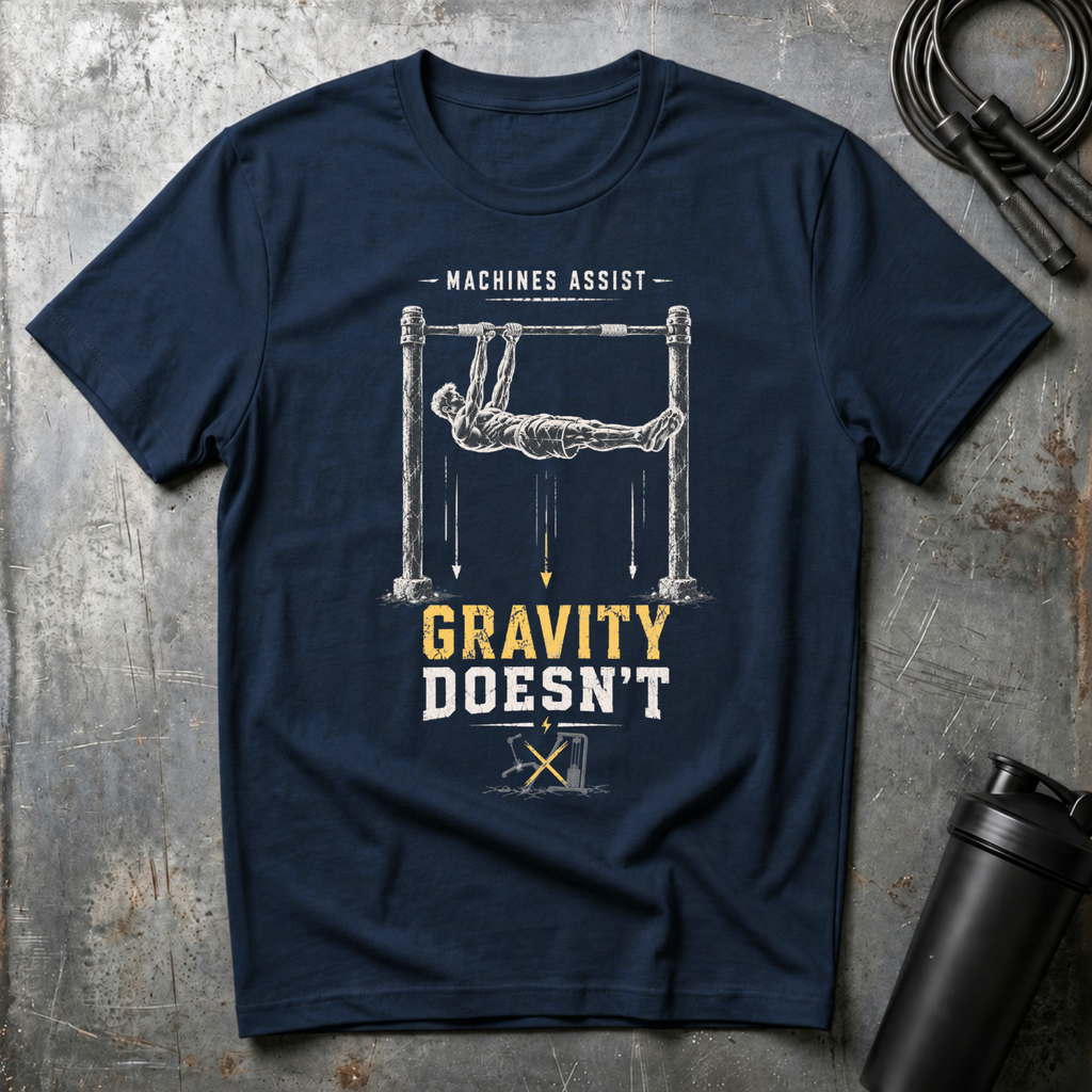 MACHINES ASSIST GRAVITY DOESN`T T-Shirt
